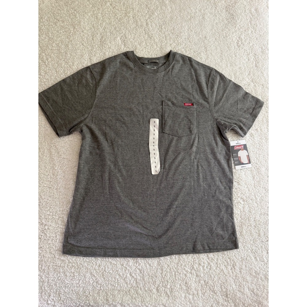 Coleman Pocket Tee Mens Small Heather Grey NWT
